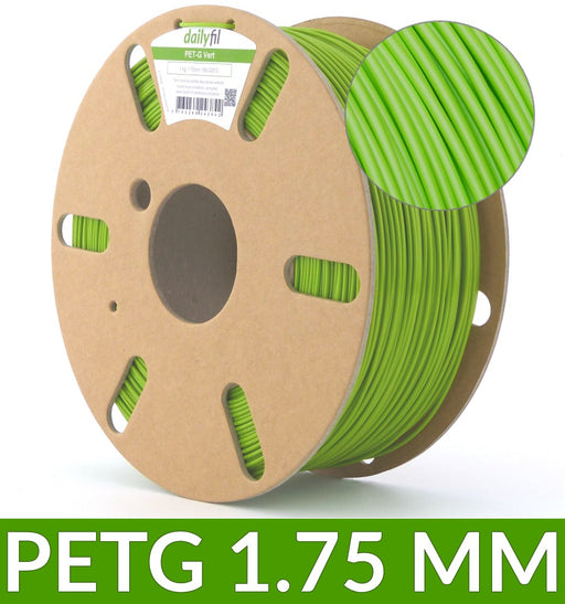 Filament PET-G vert dailyfil - 1.75 mm 1kg