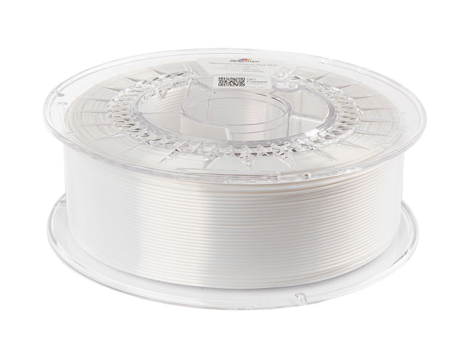 Filament PLA Glossy SILK 1.75mm Blanc perle Pearl White Spectrum - 1kg —  Filimprimante3D