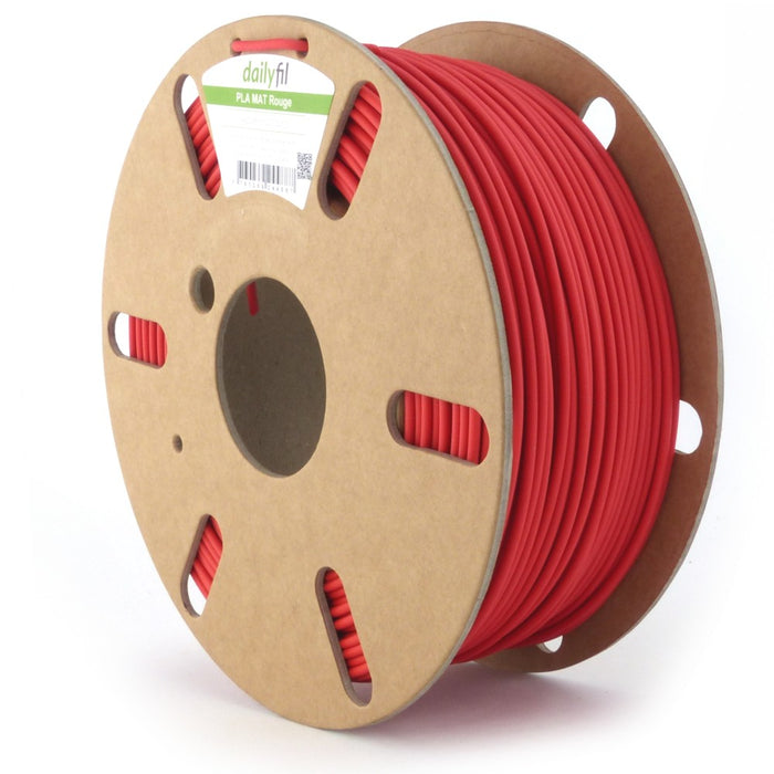 Filament PLA mat Rouge 2.85 mm 1kg - dailyfil