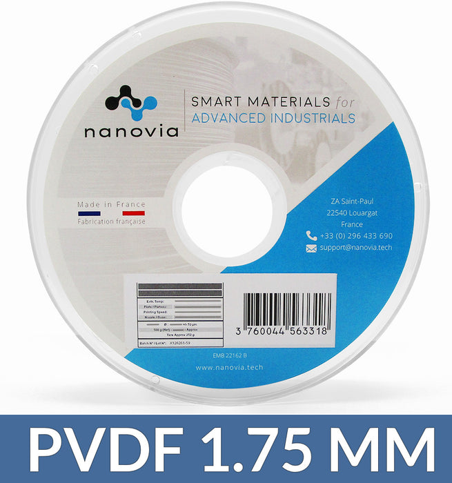 Filament PVDF Natif 1.75 mm -  500g Nanovia