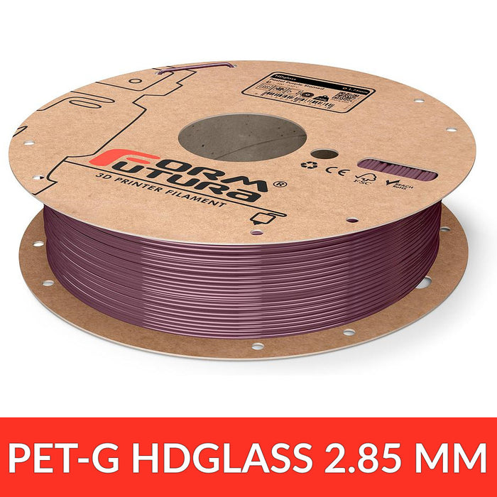 FormFutura 2.85 mm - PET HDGlass Pastel Purple Stained