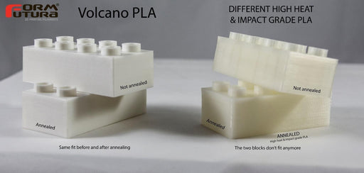 FormFutura filament Volcano PLA Blanc - 2.85 mm 750g