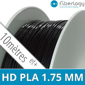 HD PLA 1.75 mm Noir  Fiberlogy - au détail