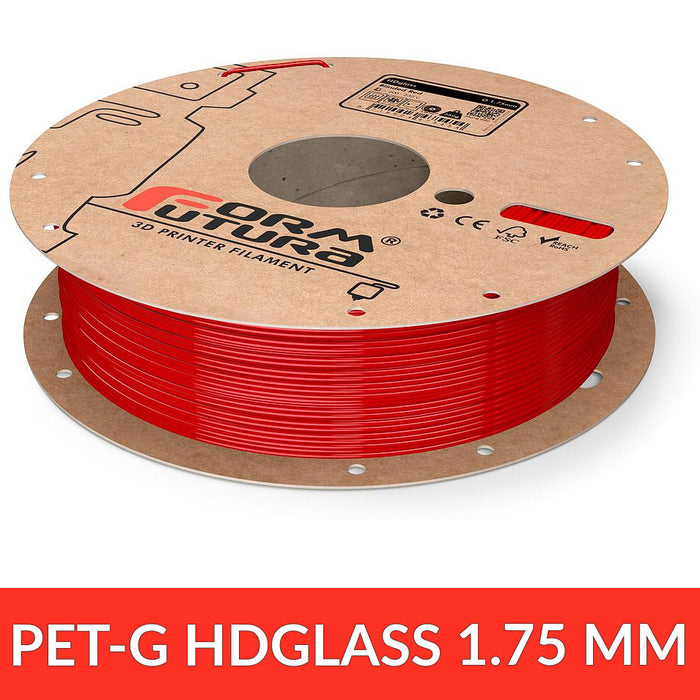 HDGlass - PET FormFutura 1.75 mm Blinded red