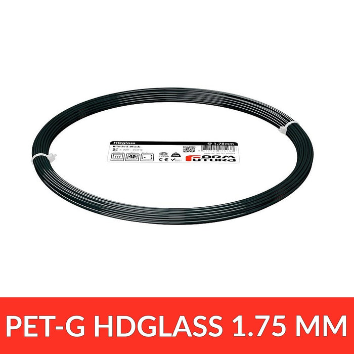 HDGlass -  PETG FormFutura 1.75 mm Noir 50g