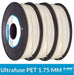 Pack filament BASF Ultrafuse 3 x 750g PET blanc 1.75 mm