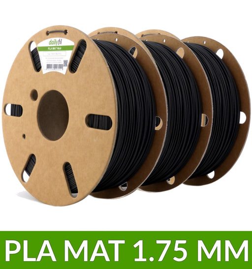 Filament PLA mat 1.75 mm noir dailyfil - 4.5kg — Filimprimante3D