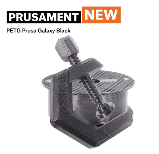 PETG Prusa Galaxy Black 1.75 mm - 1kg