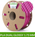 PLA 1.75 mm dailyfil 1kg : DUAL GLOSSY Pourpre | Argent