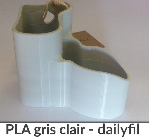 PLA 1.75 mm dailyfil 2.3kg - gris clair