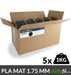 PLA 1.75 mm noir Mat dailyfil - 5 bobines en dailyfil BOX