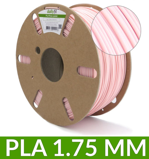 PLA 1.75 mm rose pastel - dailyfil 1kg