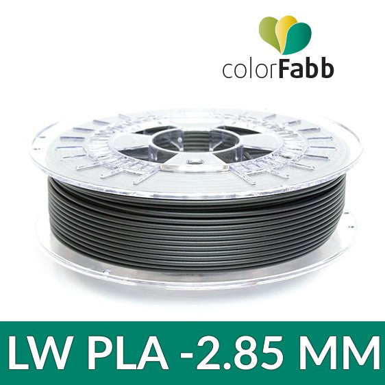 PLA EXPANSIF LW-PLA Basse densité - 2.85 mm noir ColorFabb — Filimprimante3D