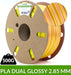 PLA Jaune | Rose 2.85 mm dailyfil DUAL GLOSSY - 500G