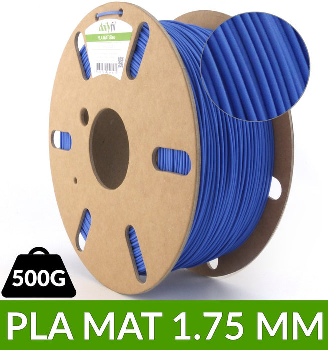 PLA mat 1.75mm Bleu dailyfil 0.5kg
