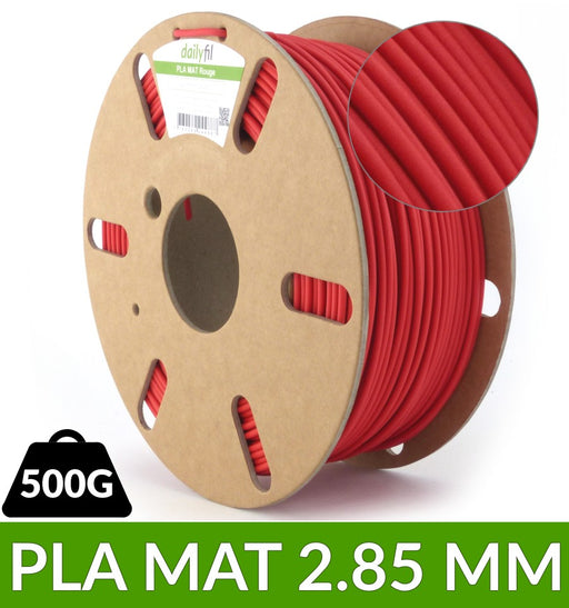PLA mat 2.85mm Rouge dailyfil 0.5kg