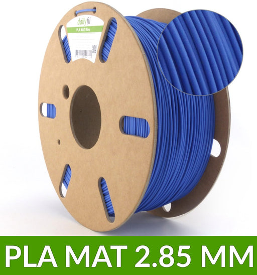PLA mat bleu 2.85 mm bobine 1kg - dailyfil
