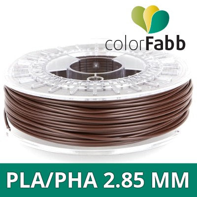 PLA-PHA ColorFabb - 2.85 mm Chocolat Chocolate Brown