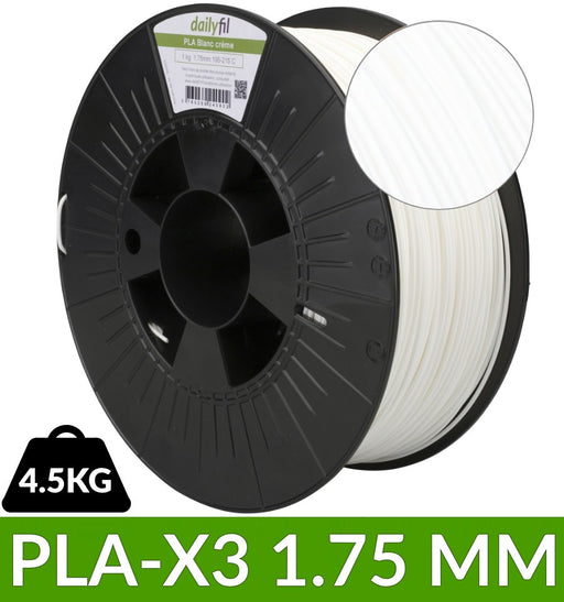 PLA-X3 Blanc 1.75 mm dailyfil 4.5kg - dailyfil
