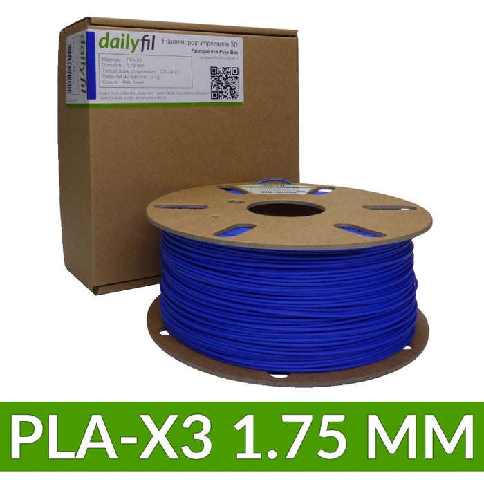 PLA X3 dailyfil bleu 1.75 mm - bobine 1kg