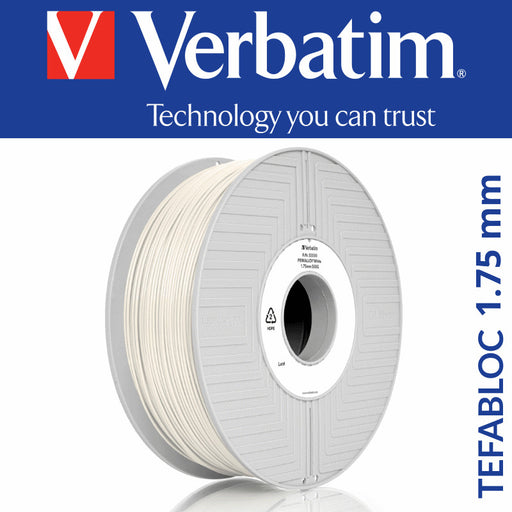 Tefabloc Verbatim TPE - Fil Flexible 1.75 mm - Blanc crème